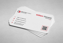 Red Business Card Template Screenshot 1