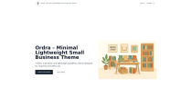 Ordra - Minimal Lightweight WordPress Theme Screenshot 7